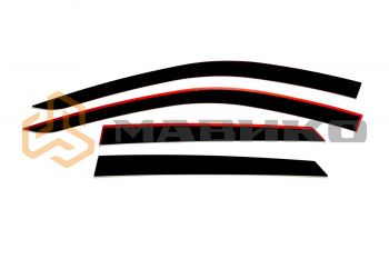 Дефлекторы окон 2D для Лада Гранта, Гранта FL седан, Стрелка11