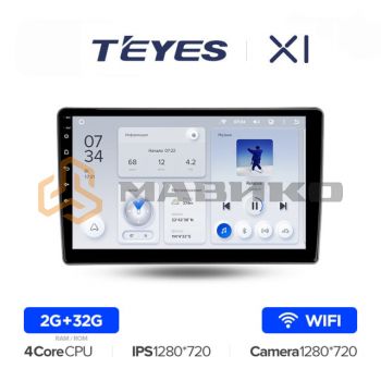 Мультимедийное Головное устройство Teyes X1 4G 2+32G