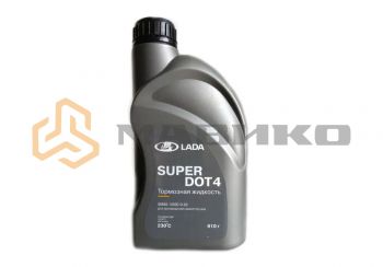 Тормозная жидкость Super DOT-4 910гр, LADA