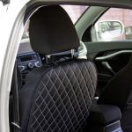 Защитная накидка на сиденье с карманами "ArmAuto", экокожа-ромб