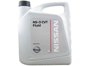 Масло трансмиссионное Nissan NS-3 CVT Jatco для Лада Веста, Х Рей, оригинал 5 л